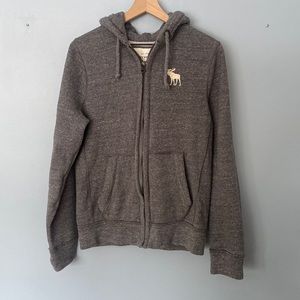 Abercrombie & Fitch Gray Mens Sweatshirt